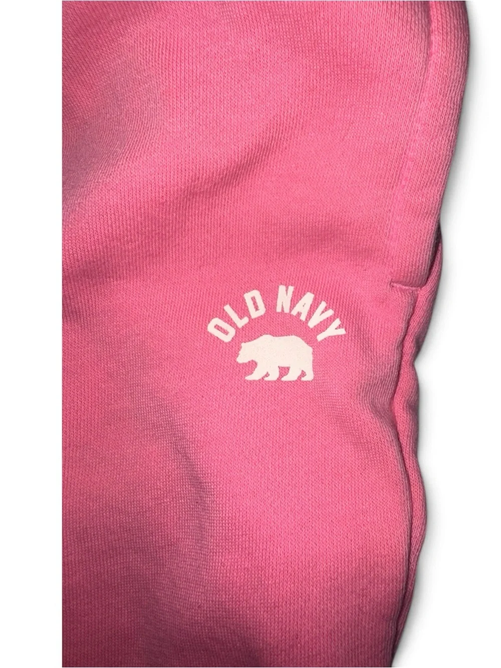 Old Navy Pink Drawstring Fleece Joggers